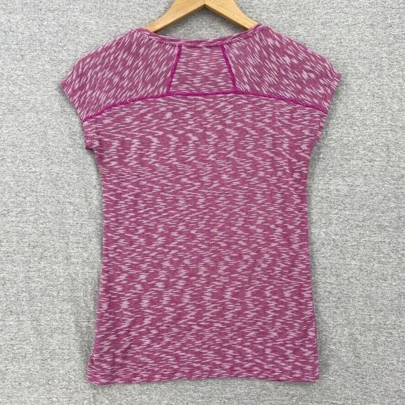 Marmot Shirt Womens Extra Small Purple Tee Short Sleeve Activewear Gym Jogging - Picture 3 of 10